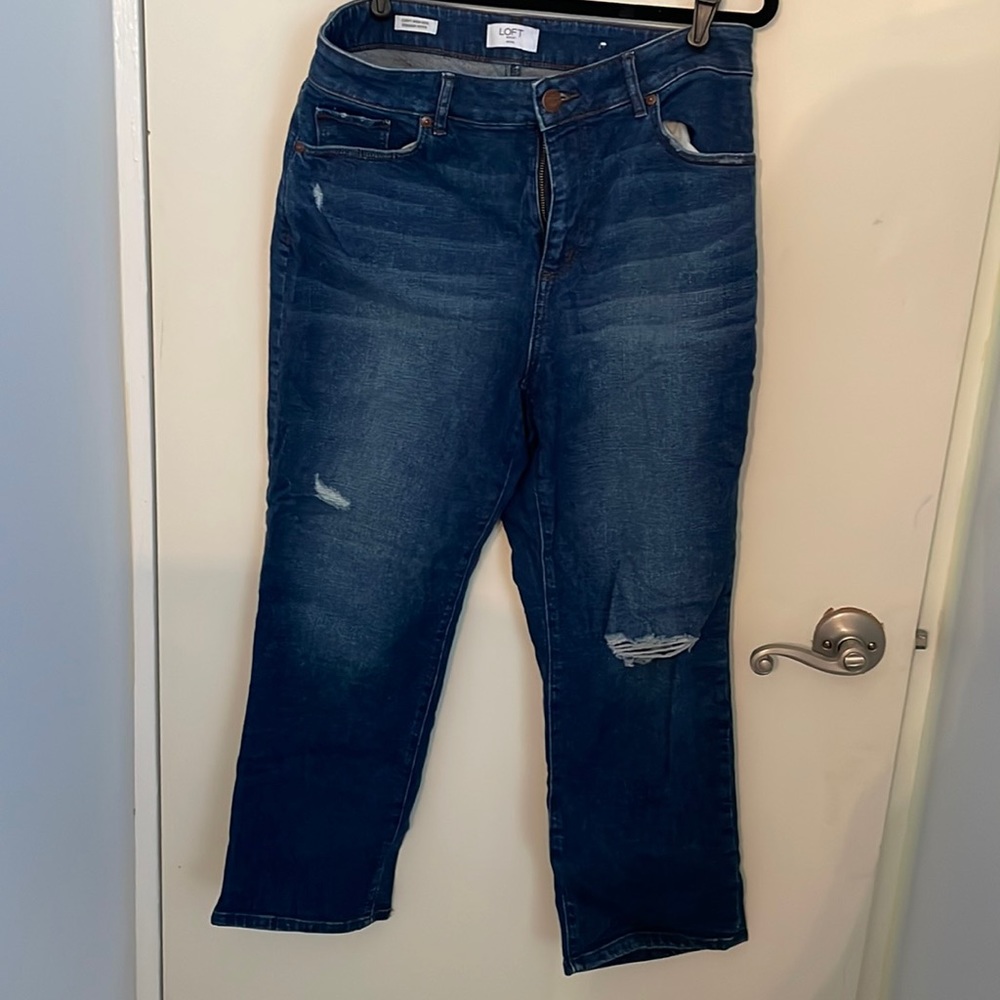 Loft outlet distressed jenas